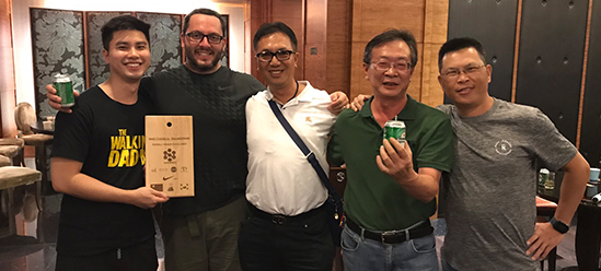 Nan Pao received the“Overall vendor excellence given by Nike Chemical Engineering Team”